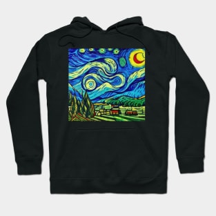 Starry Night Style Hoodie